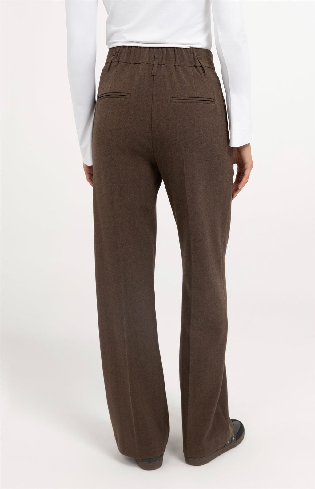Geweven Rechte Pantalon