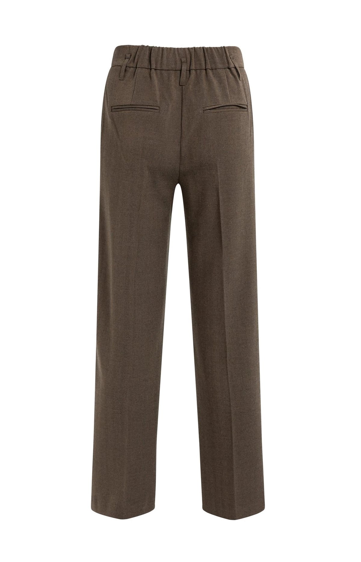 Geweven Rechte Pantalon
