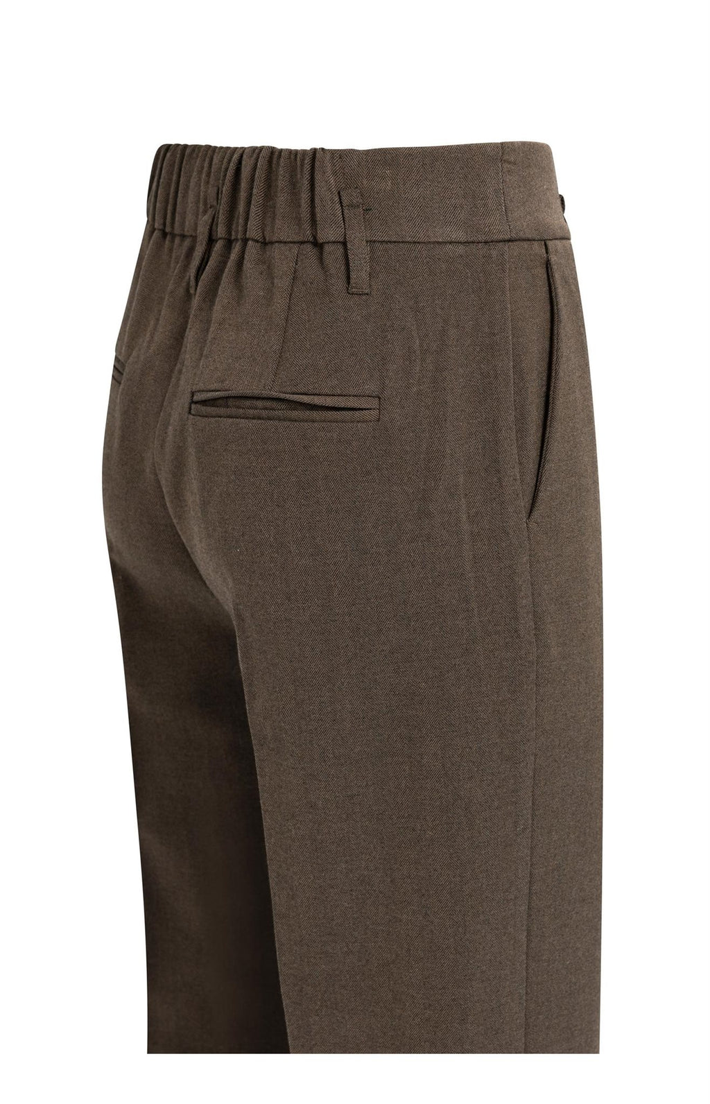 Geweven Rechte Pantalon