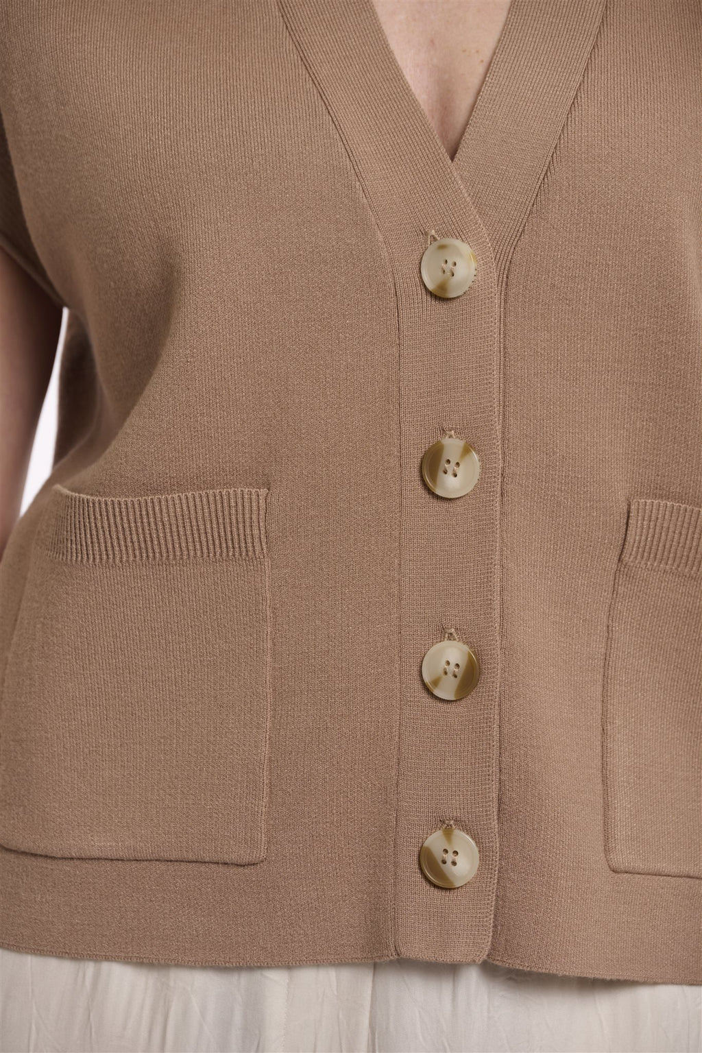 Gilet met Knoopsluiting