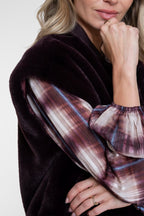 Gilet met Ribdetails