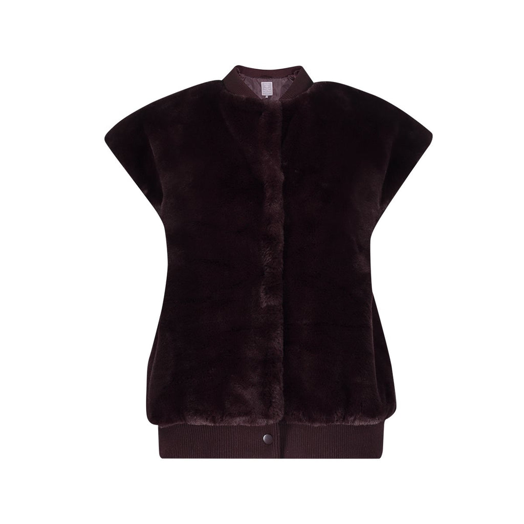 Gilet met Ribdetails