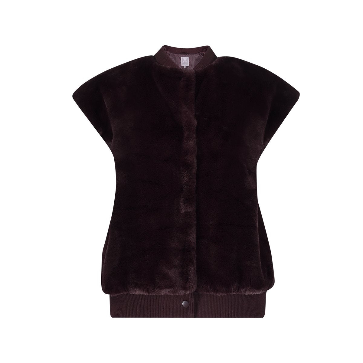 Gilet met Ribdetails