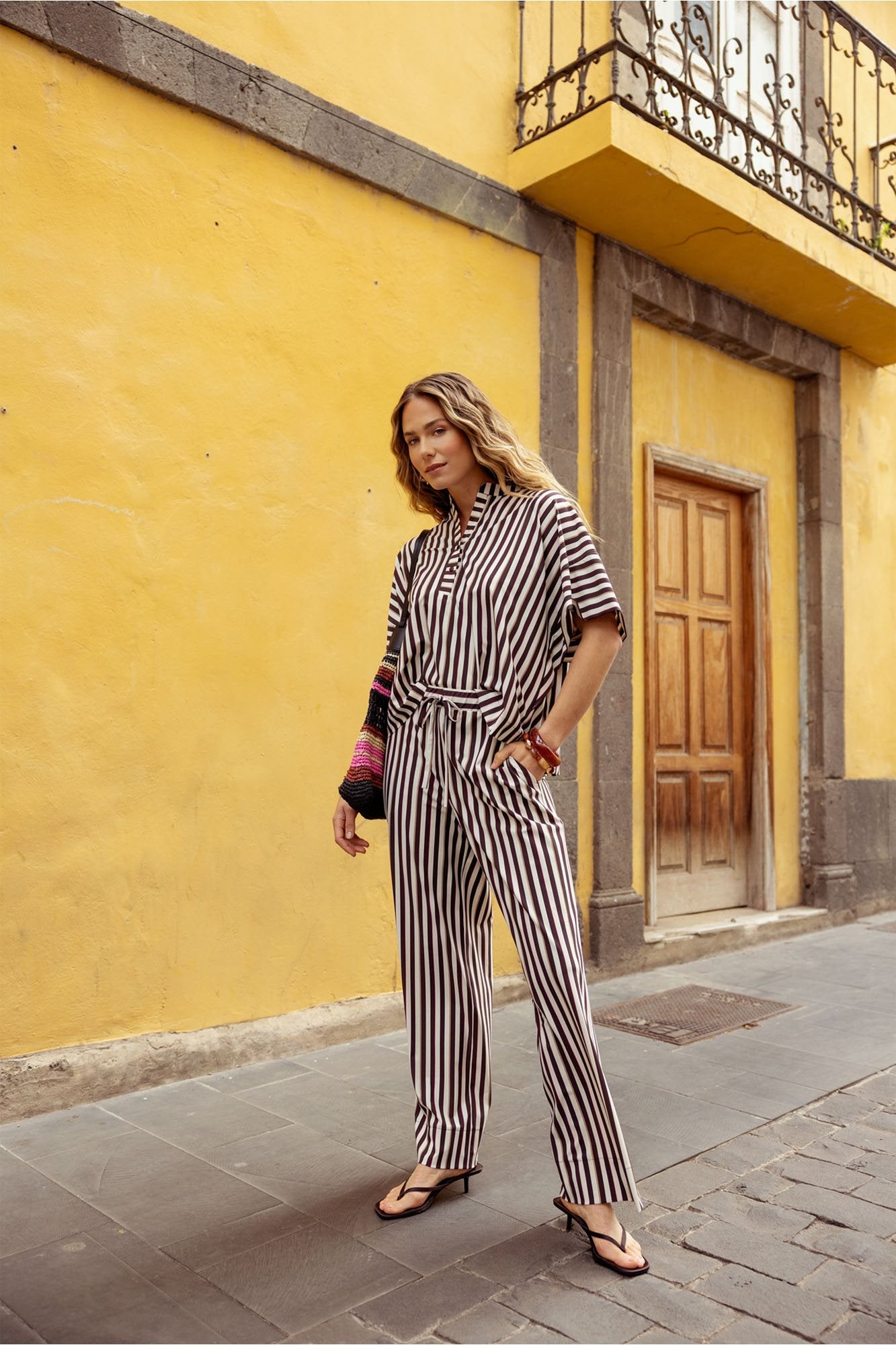Grace Stripe Trousers