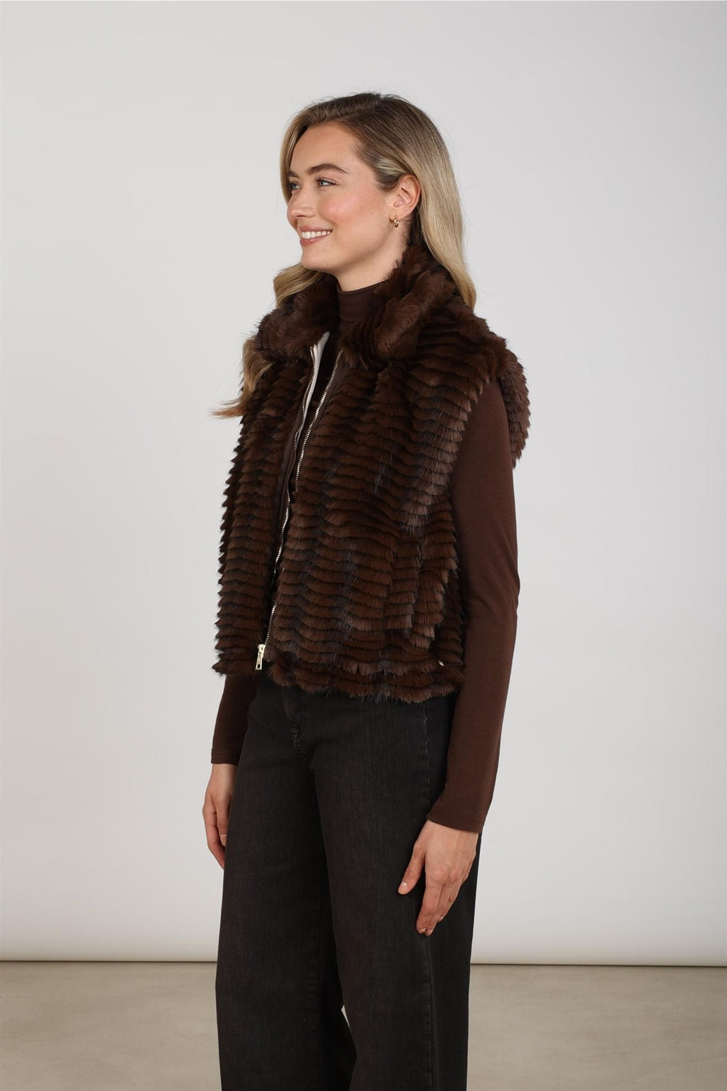 Harriet Gilet Zipper