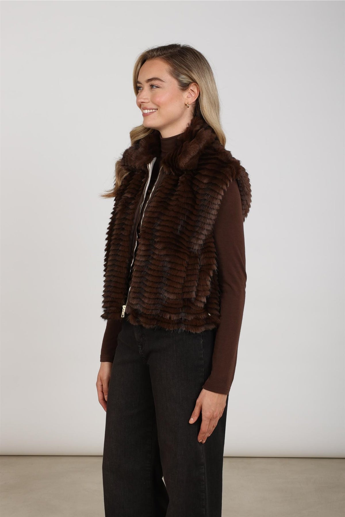 Harriet Gilet Zipper