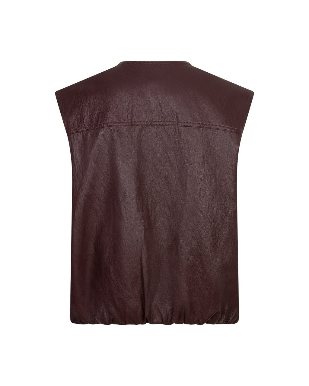 Ivy Faux Leather Burgundy