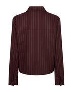 Jacket Punta Pinstripe Burgund