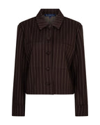 Jacket Punta Pinstripe Espress