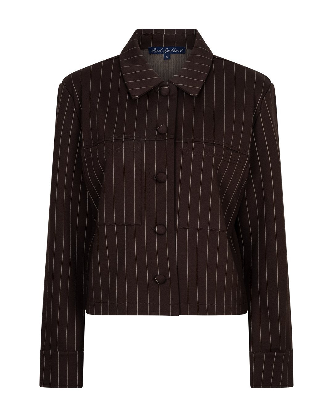Jacket Punta Pinstripe Espress