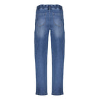 Ruffled Waistband Jeans
