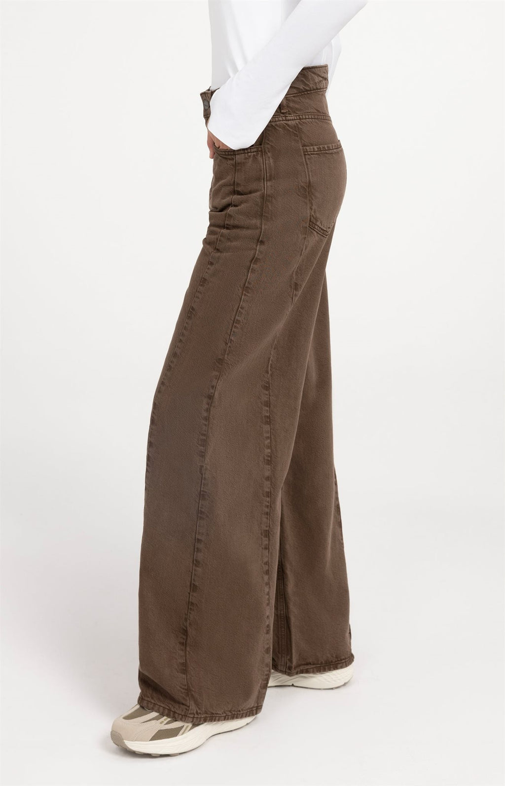Jeans met Hoge Taille