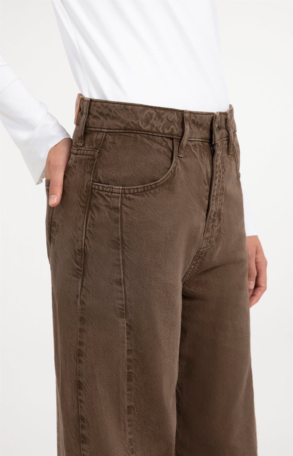 Jeans met Hoge Taille