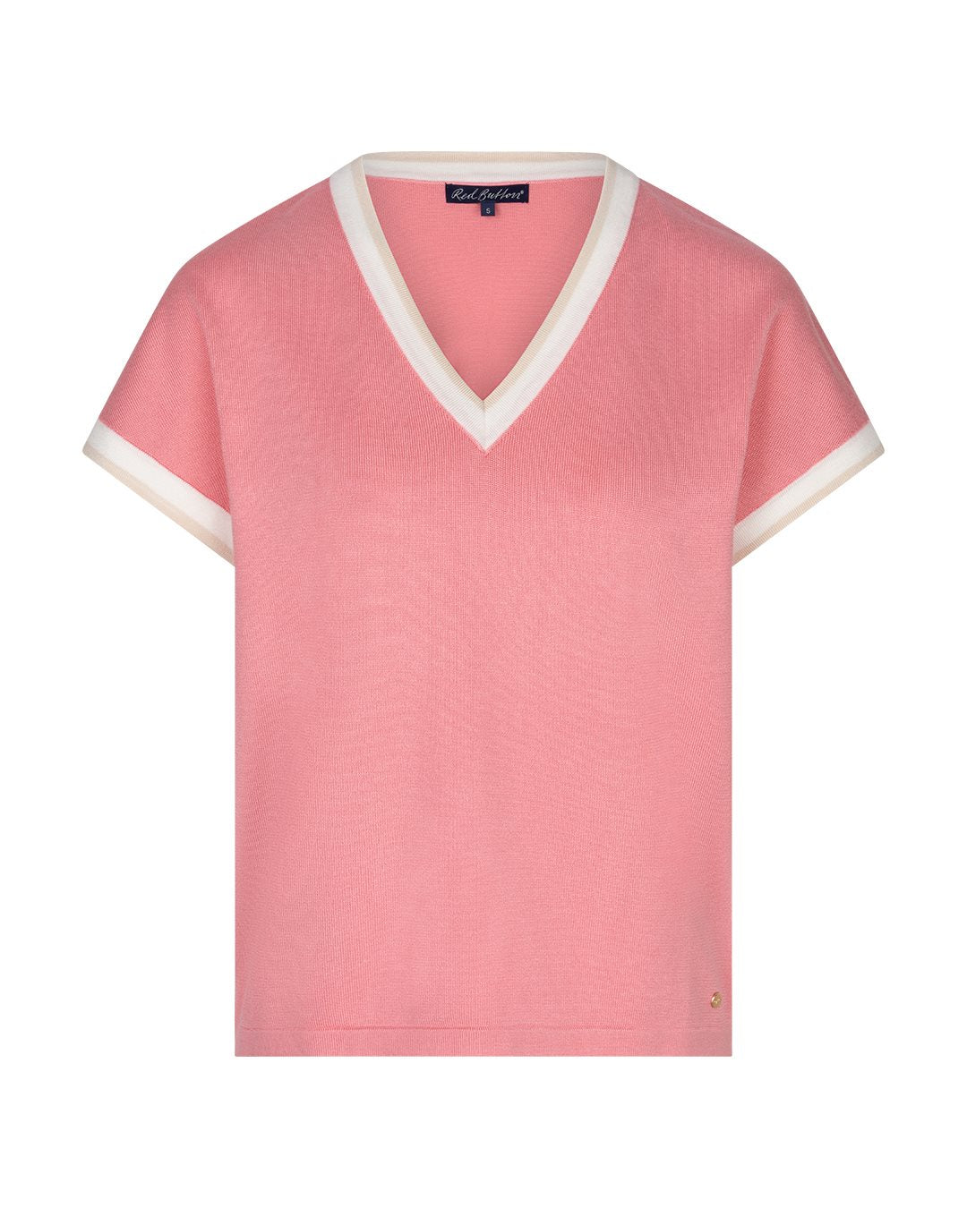 Jerry V-neck Striped Rib