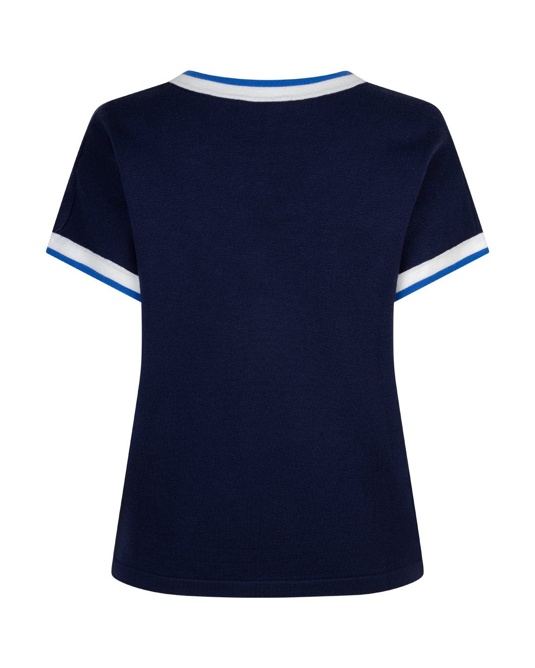 Jerry V-neck Striped Rib