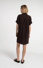 Jersey Jurk met Pofmouwen