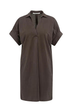 Jersey Jurk met Pofmouwen