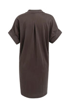 Jersey Jurk met Pofmouwen