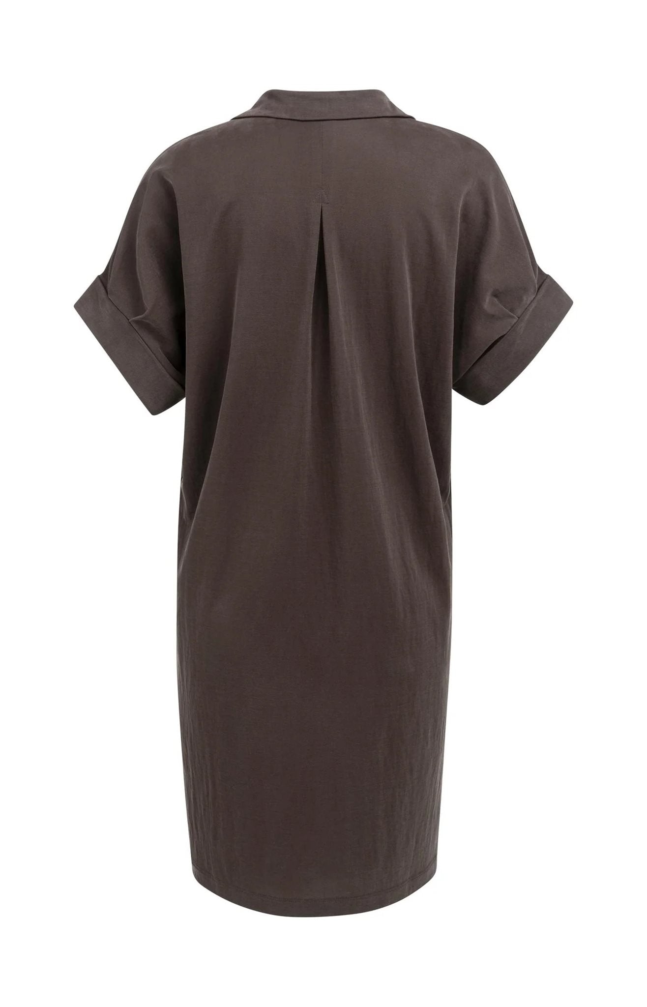 Jersey Jurk met Pofmouwen