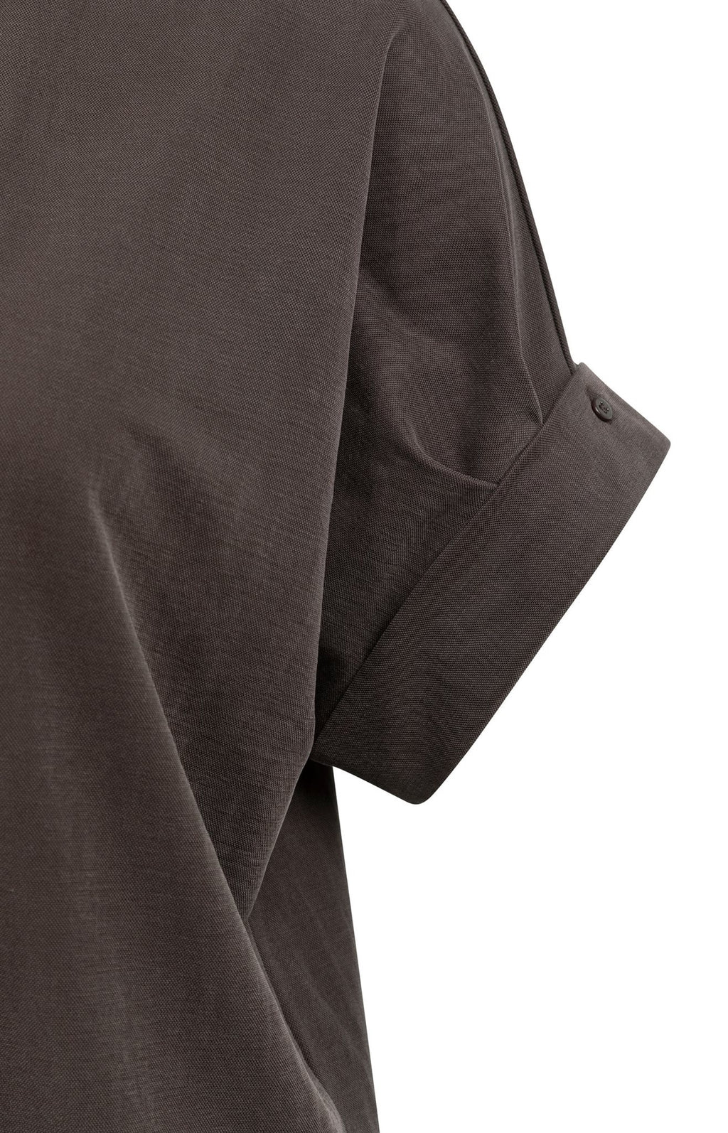 Jersey Jurk met Pofmouwen