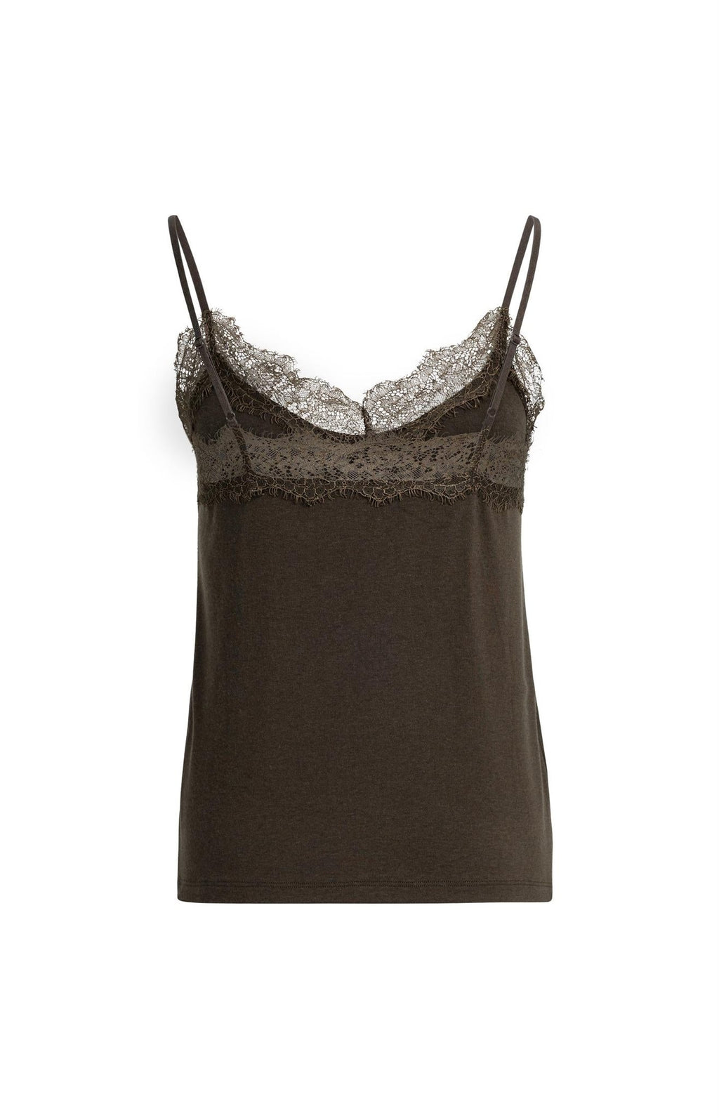 Jersey Singlet met Kanten Rand