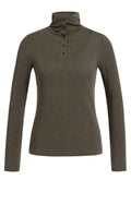 Jersey Top met Hoge Hals