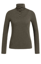 Jersey Top met Hoge Hals