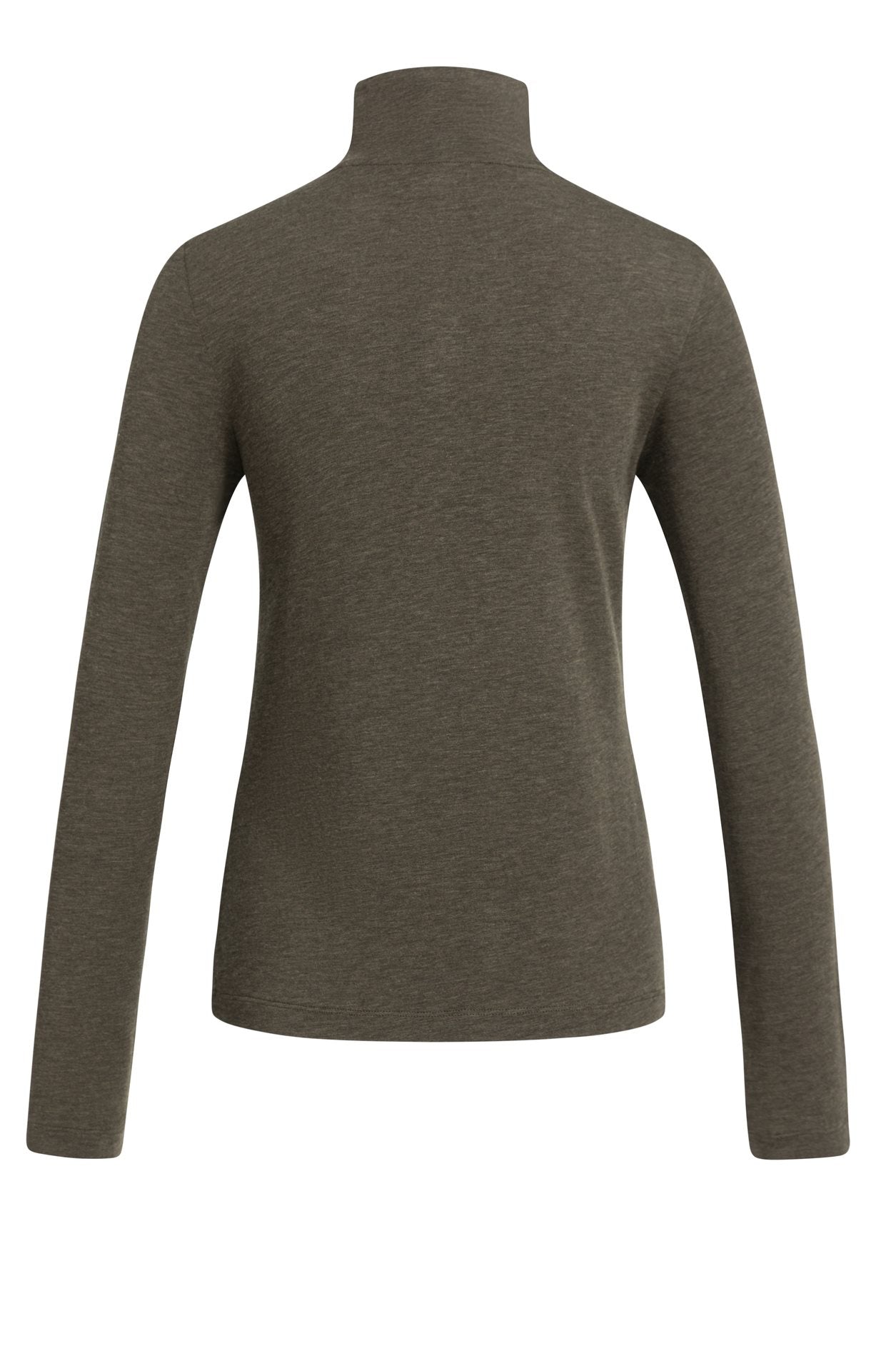 Jersey Top met Hoge Hals