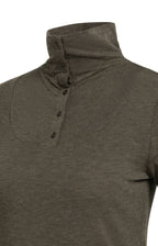 Jersey Top met Hoge Hals