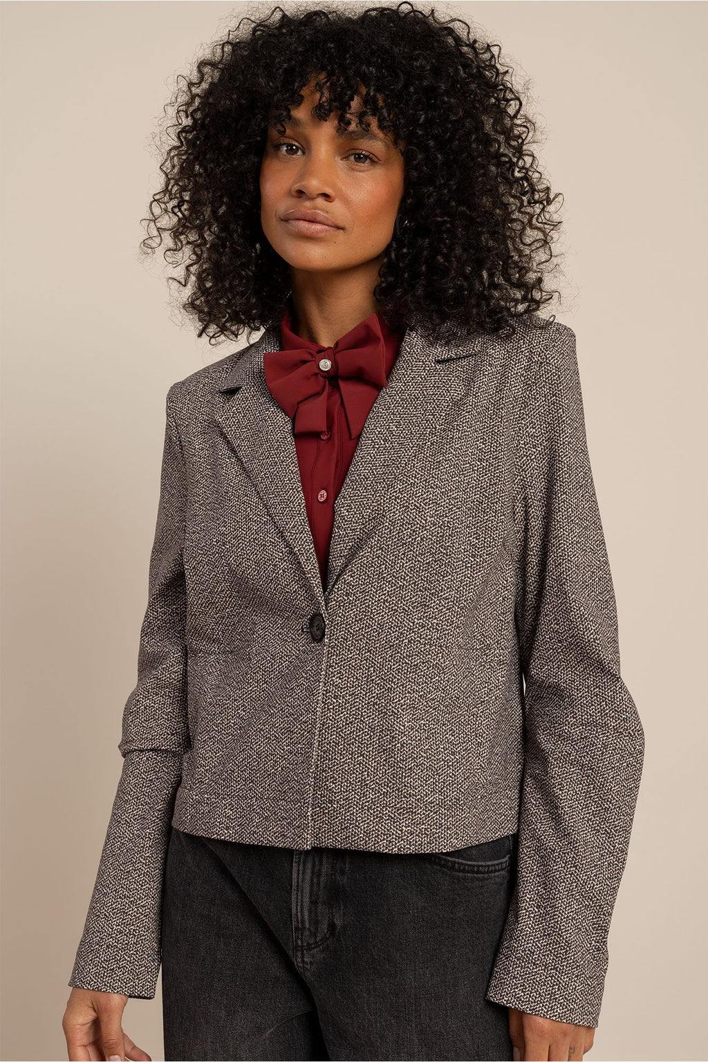 Jorine Tweed Look Jacket