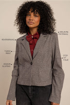 Jorine Tweed Look Jacket