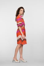 Jurk met Wave Print