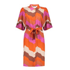 Jurk met Wave Print