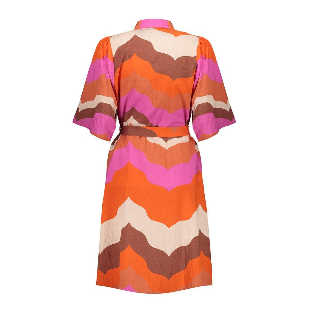 Jurk met Wave Print