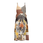 Midi Jurk met Grafische Print