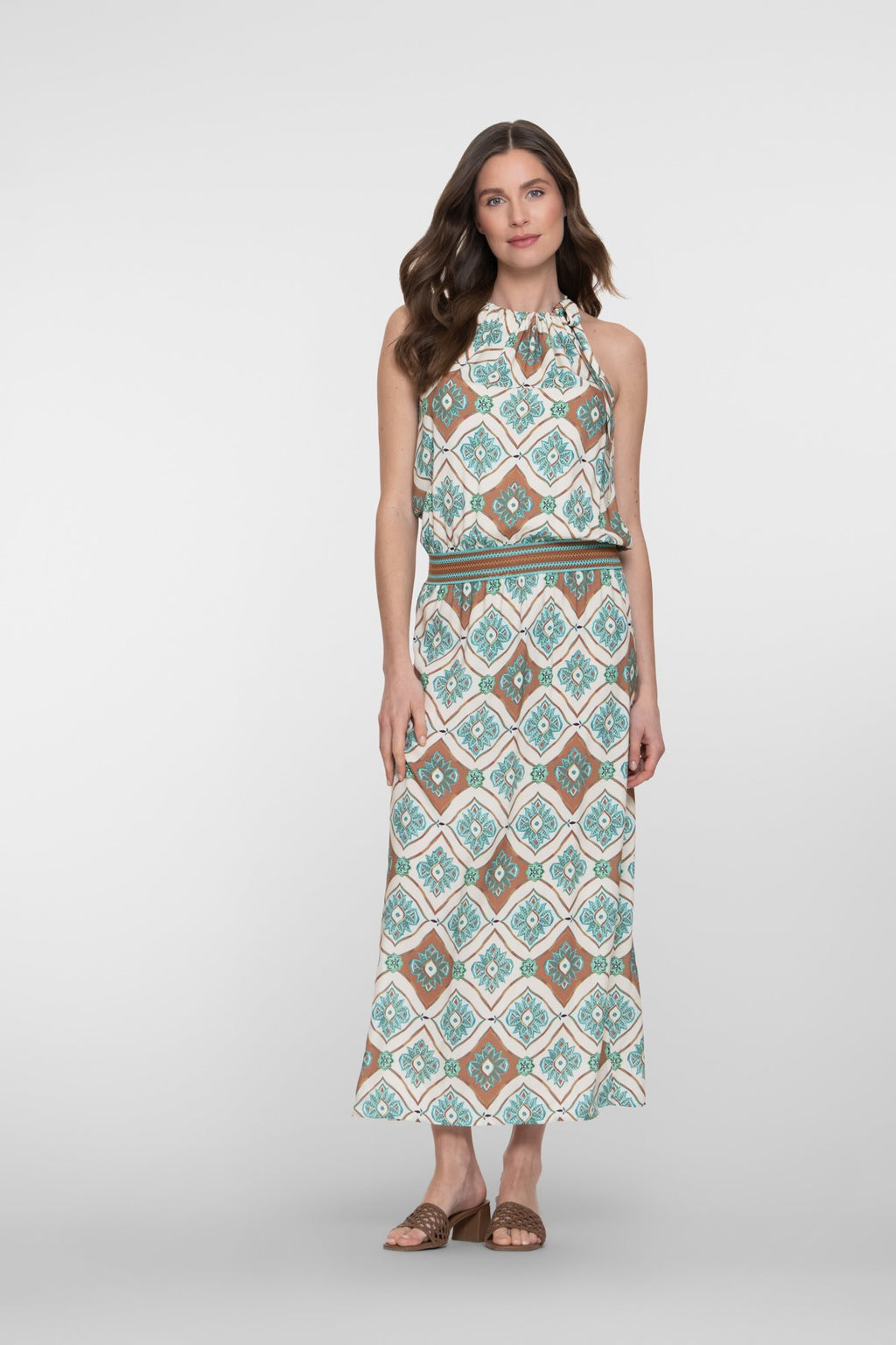 Maxi Jurk met Grafische Print