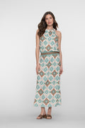 Maxi Jurk met Grafische Print