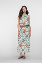 Maxi Jurk met Grafische Print