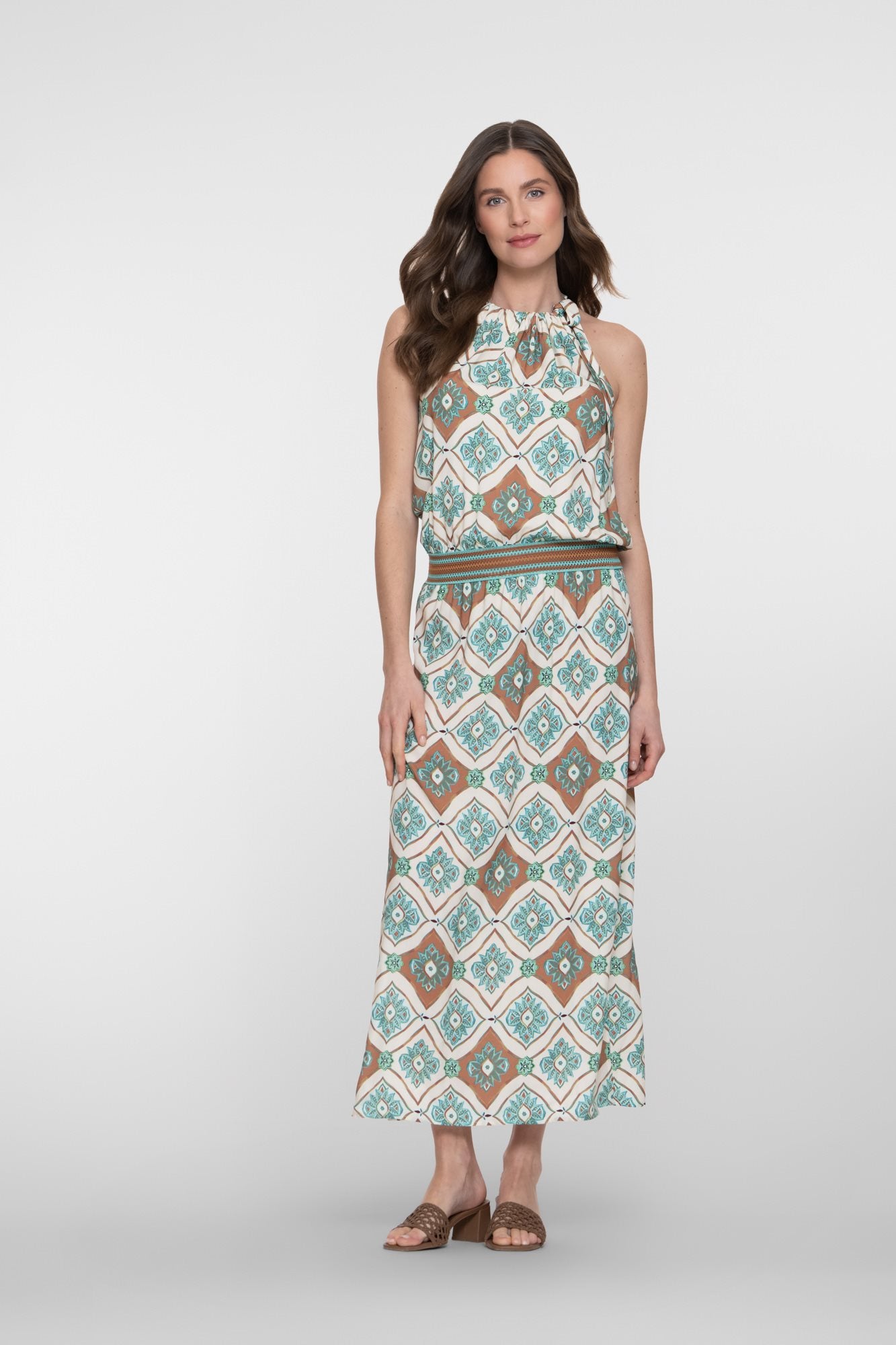 Maxi Jurk met Grafische Print