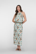 Maxi Jurk met Grafische Print