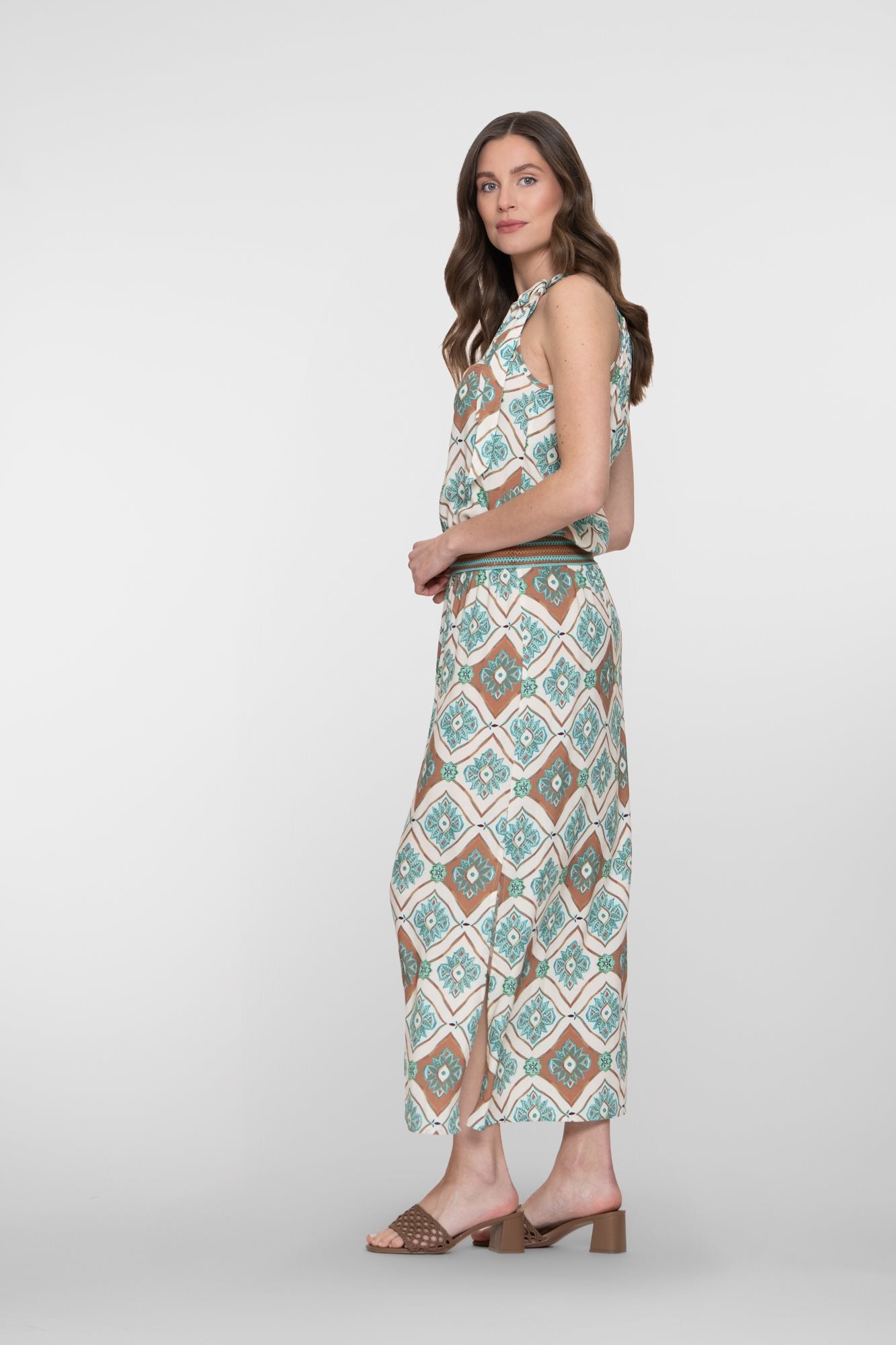 Maxi Jurk met Grafische Print