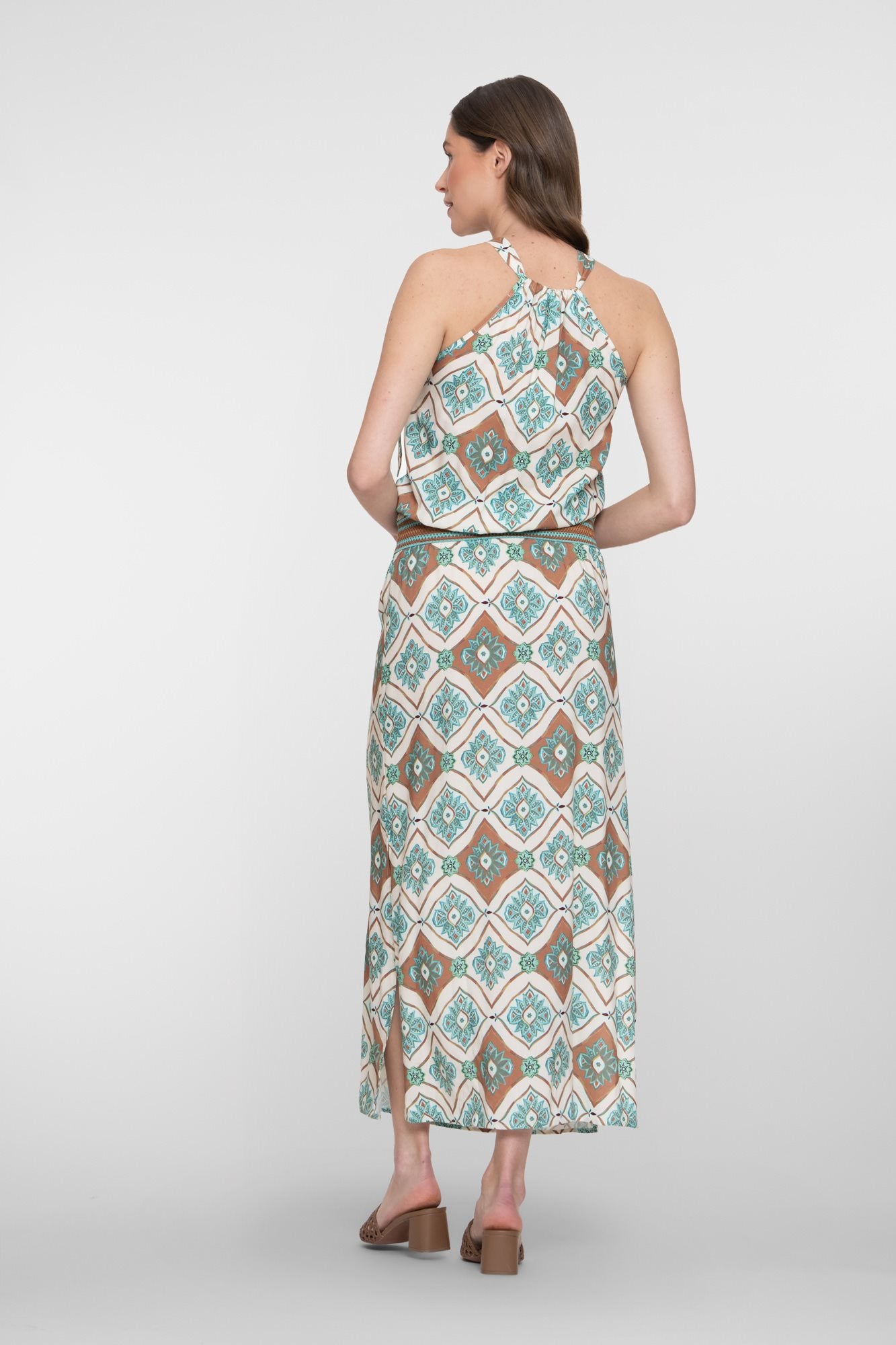 Maxi Jurk met Grafische Print