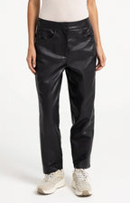 Kunstleren Broek met Siernaden