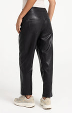 Kunstleren Broek met Siernaden