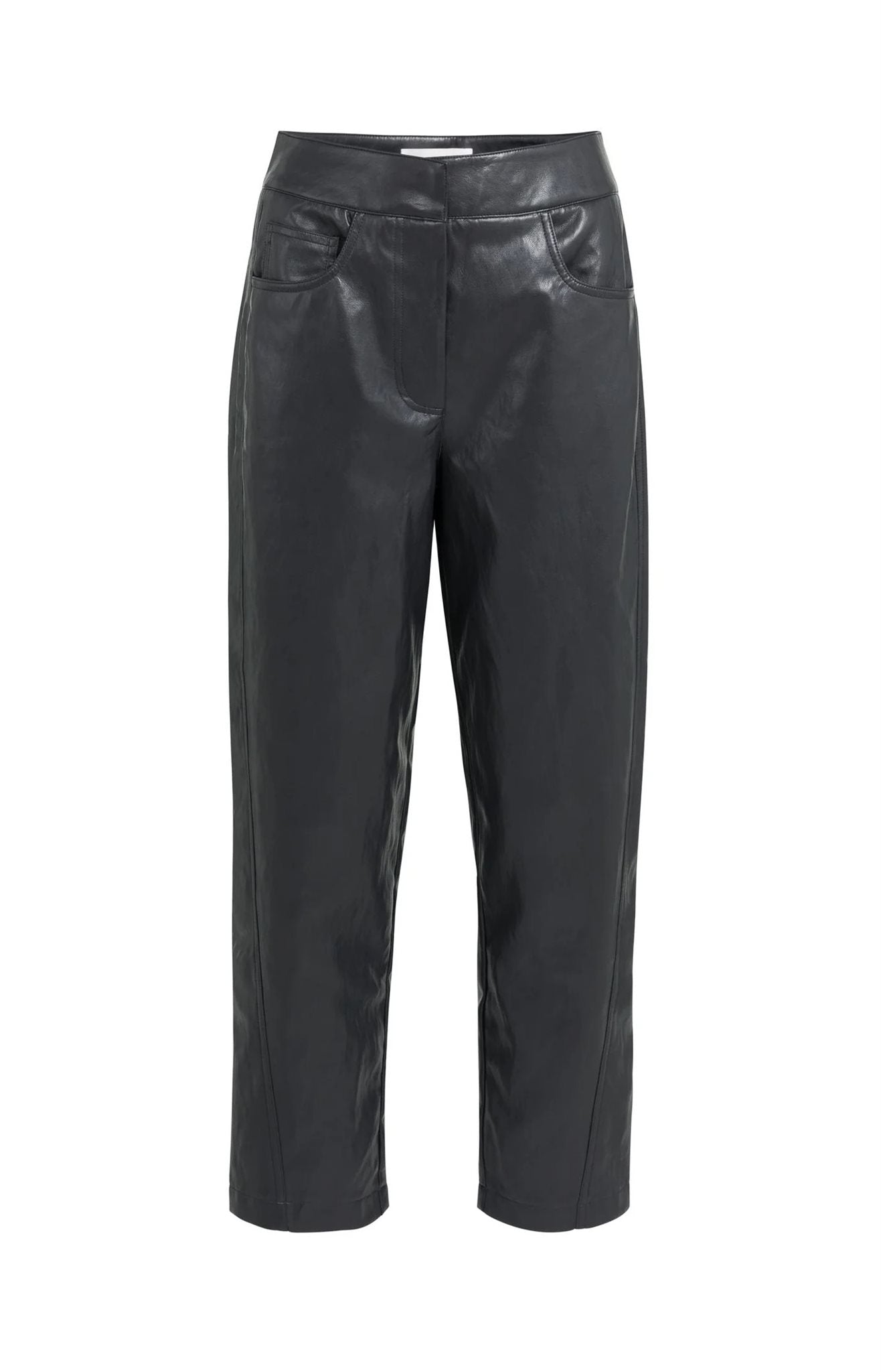 Kunstleren Broek met Siernaden