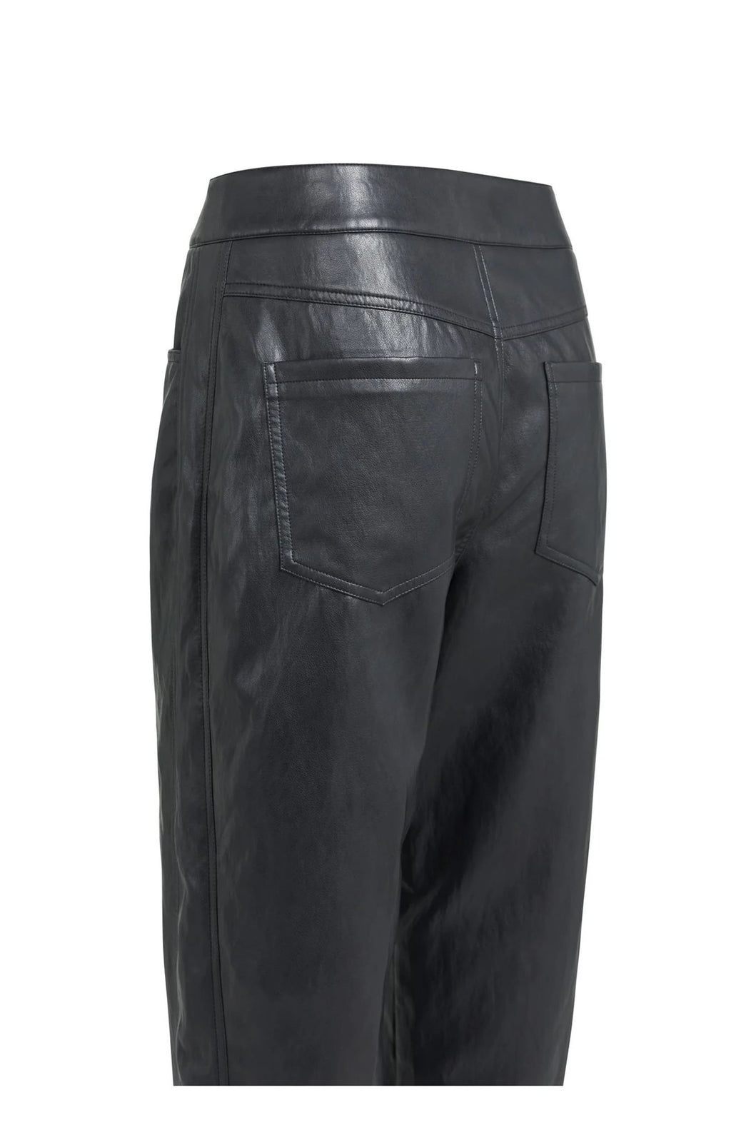 Kunstleren Broek met Siernaden