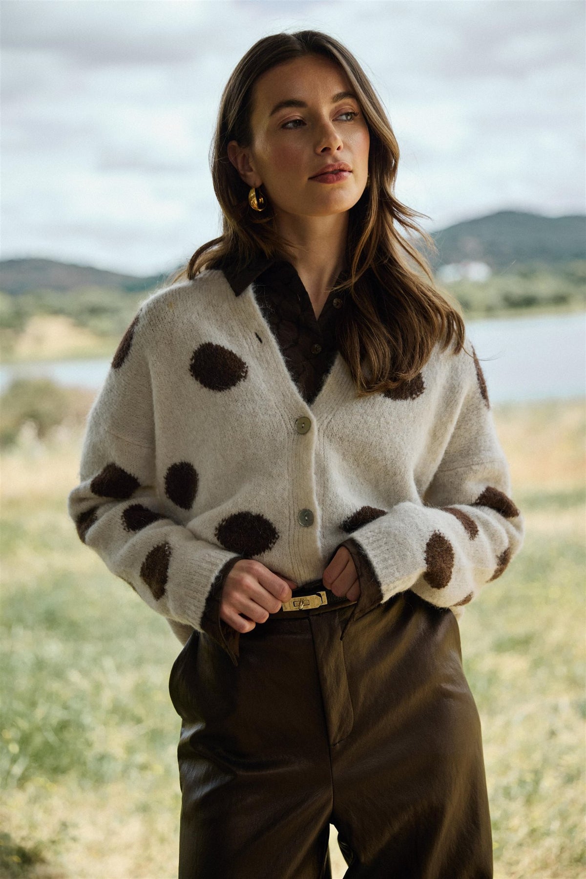 Laure Cardigan Dots