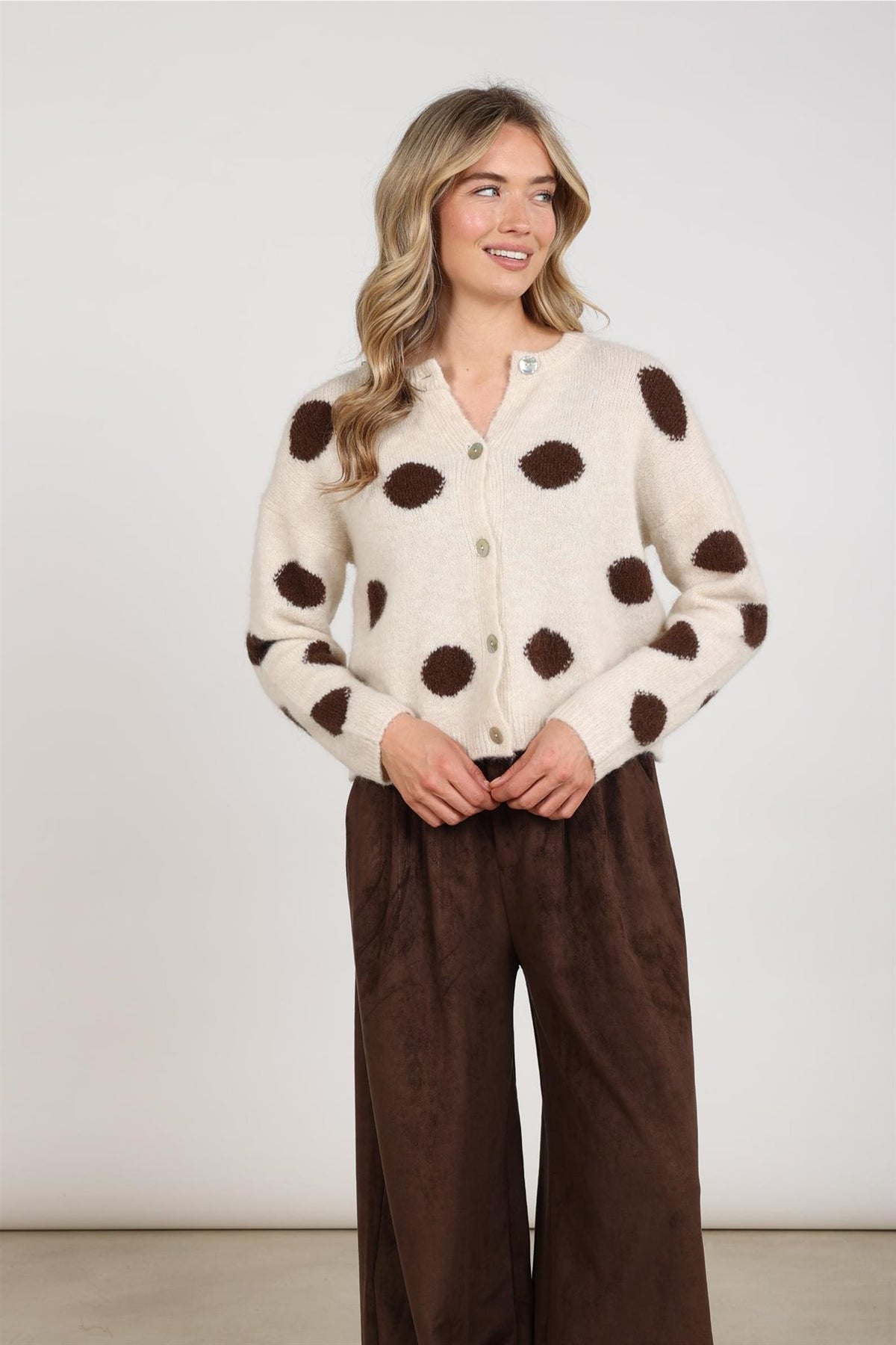 Laure Cardigan Dots