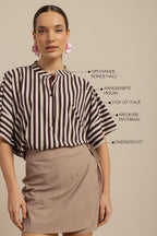 Laureen Stripe Blouse