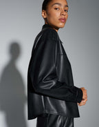 Lederlook Blouse Fedgy